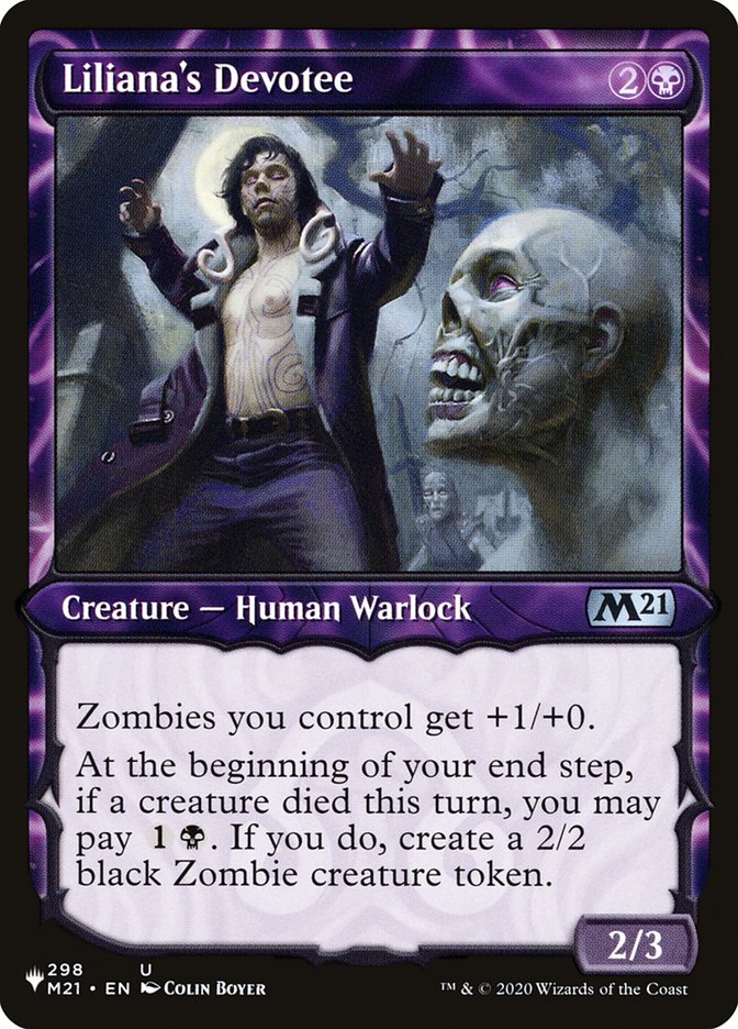 Liliana's Devotee (Showcase) [The List] | The CG Realm
