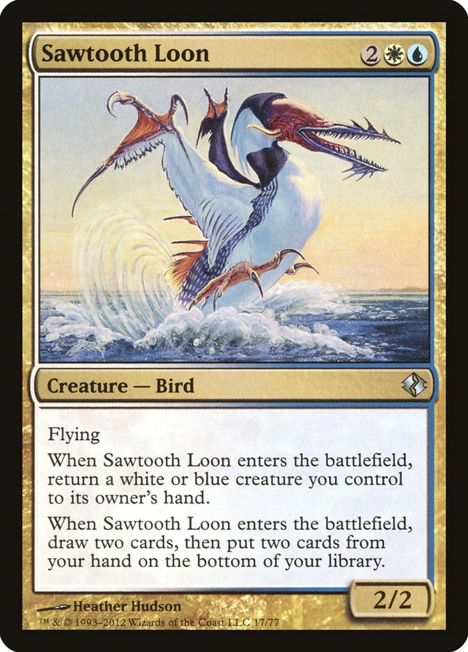 Sawtooth Loon [Duel Decks: Venser vs. Koth] | The CG Realm