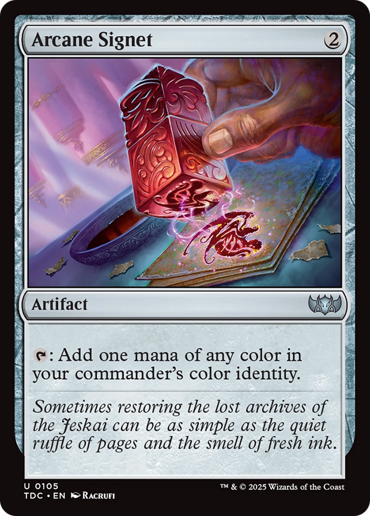 Arcane Signet [Tarkir: Dragonstorm Commander] | The CG Realm