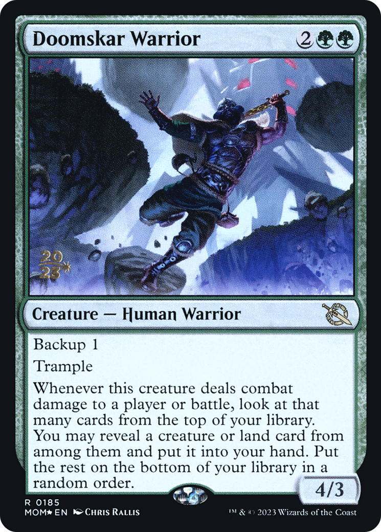 Doomskar Warrior [March of the Machine Prerelease Promos] | The CG Realm