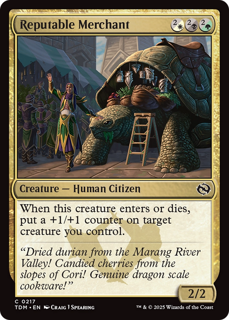 Reputable Merchant [Tarkir: Dragonstorm] | The CG Realm