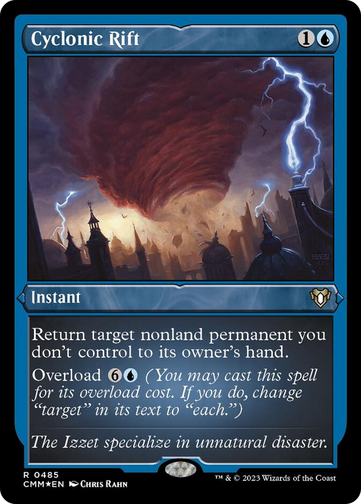 Cyclonic Rift (Foil Etched) [Commander Masters] | The CG Realm