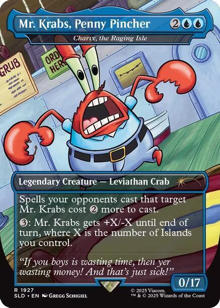 Mr. Krabs, Penny Pincher - Charix, the Raging Isle [Secret Lair Drop Series] | The CG Realm