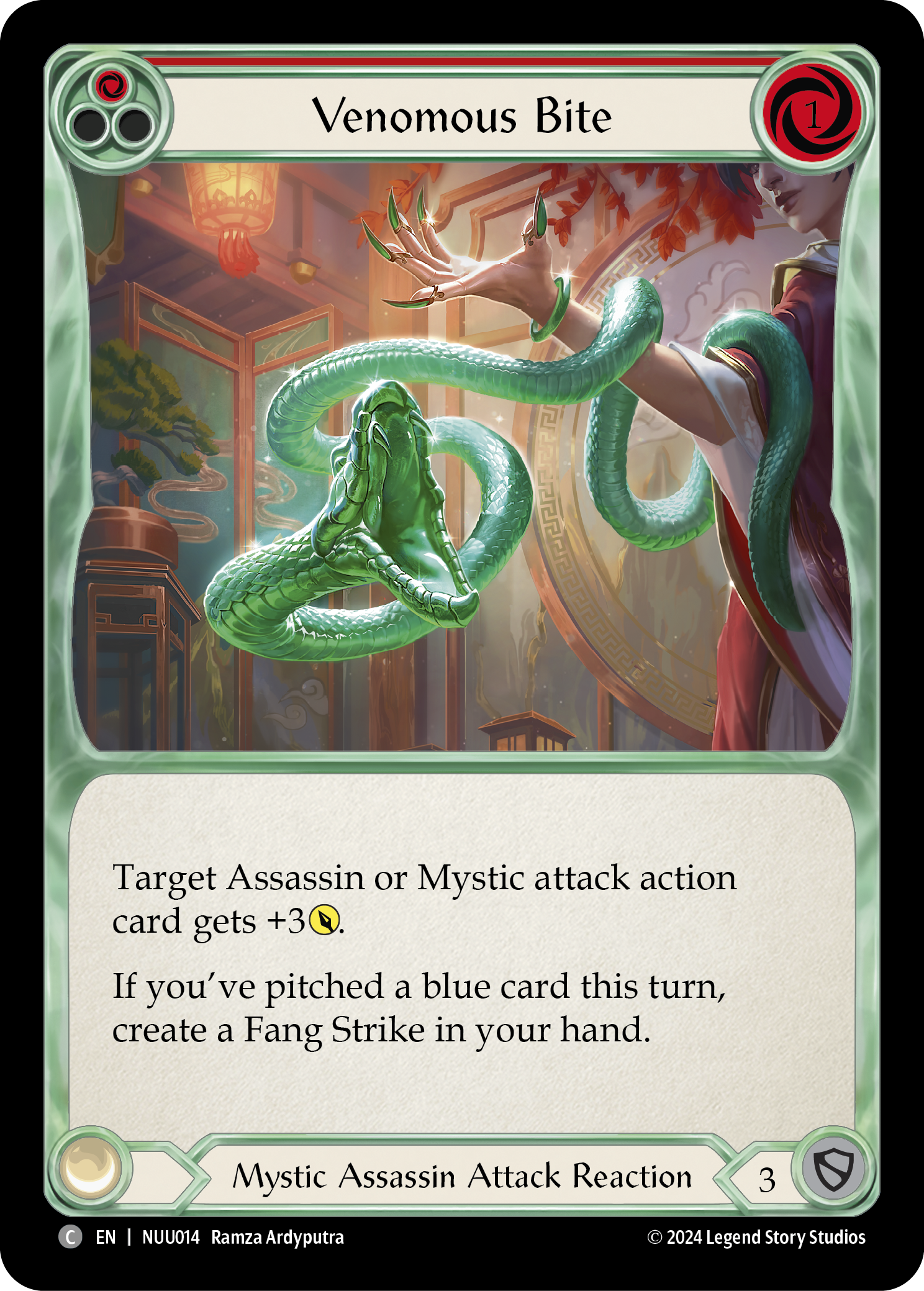 Venomous Bite [NUU014] (Part the Mistveil Nuu Blitz Deck) | The CG Realm