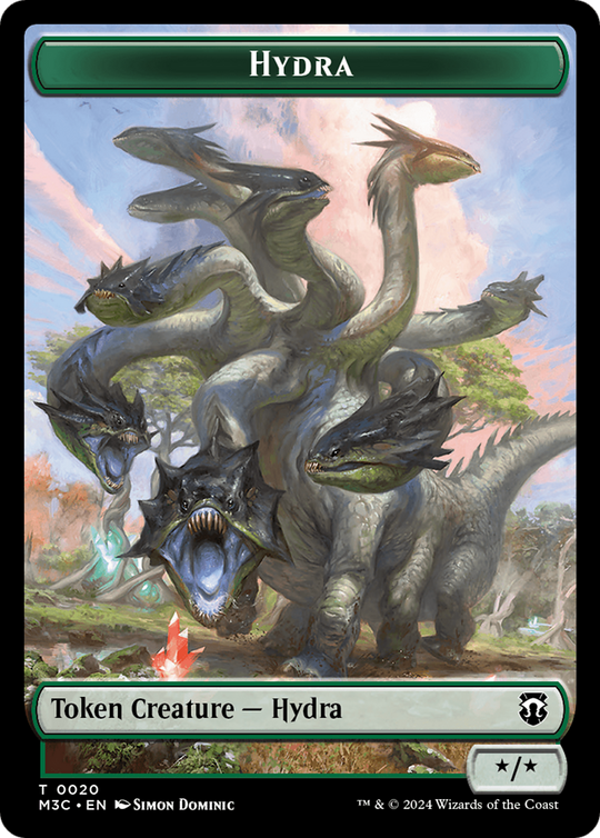 Hydra // Boar Double-Sided Token (M3C-20 // 17) - Modern Horizons 3 Commander