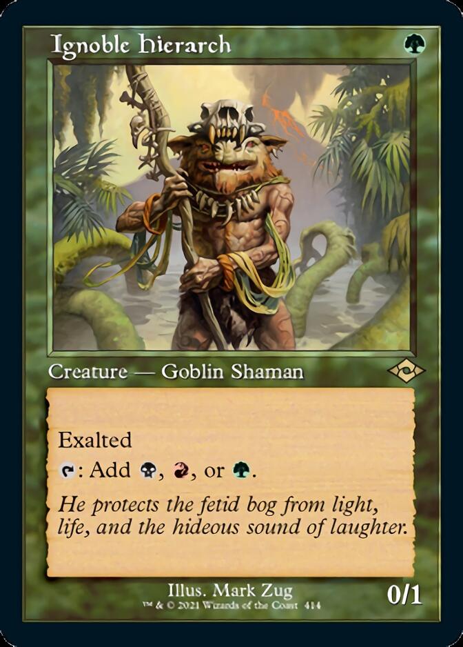 Ignoble Hierarch (Retro Frame) (MH2-414) - Modern Horizons 2 Foil