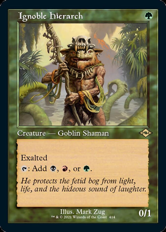 Ignoble Hierarch (Retro Frame) (MH2-414) - Modern Horizons 2 Foil