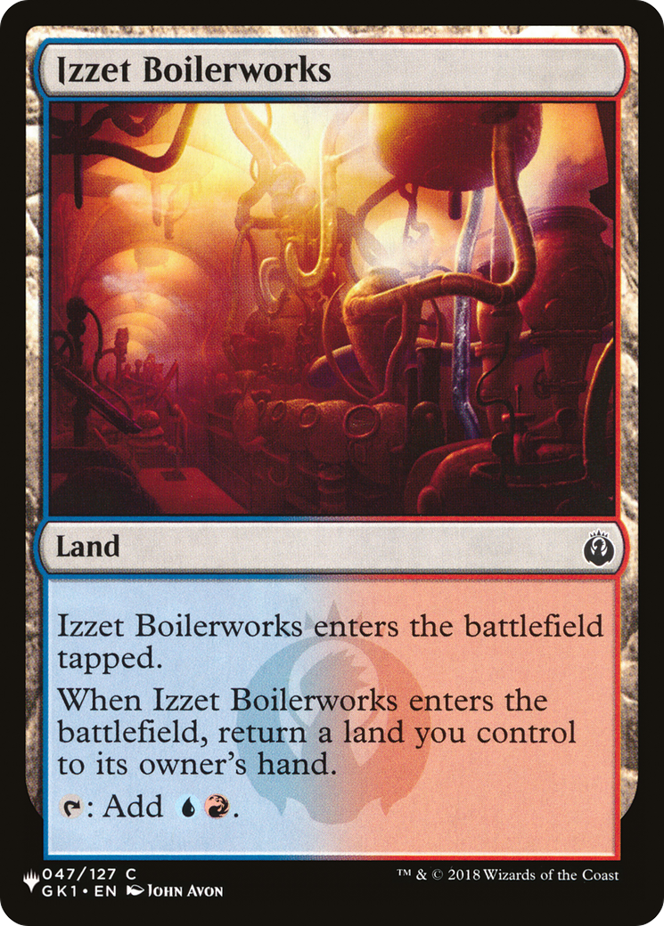 Izzet Boilerworks (GK1) [The List] | The CG Realm