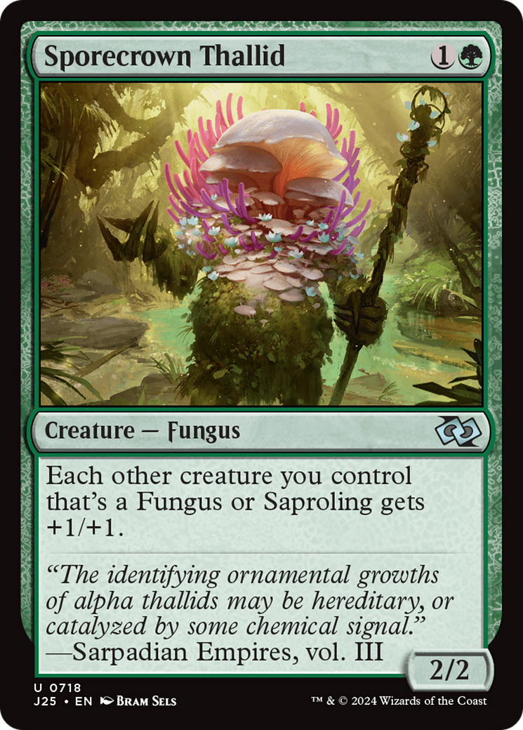 Sporecrown Thallid [Foundations Jumpstart] | The CG Realm