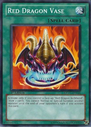 Red Dragon Vase (EXVC-EN046) - Extreme Victory Unlimited