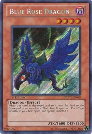Blue Rose Dragon (EXVC-EN099) - Extreme Victory Unlimited