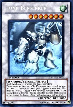 Junk Berserker (Ghost Rare) (EXVC-EN037) - Extreme Victory Unlimited