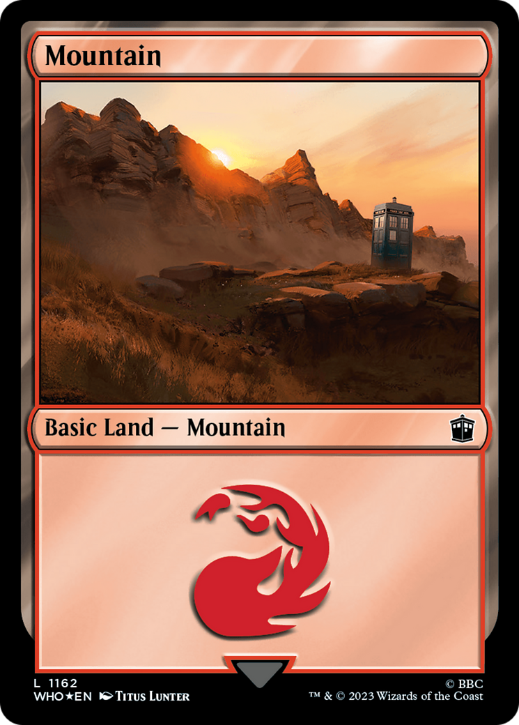 Mountain (1162) (Surge Foil) (WHO-1162) - Doctor Who Foil