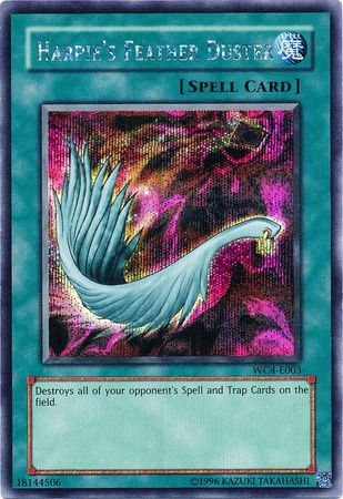 Harpie's Feather Duster [WC4-E003] Prismatic Secret Rare | The CG Realm