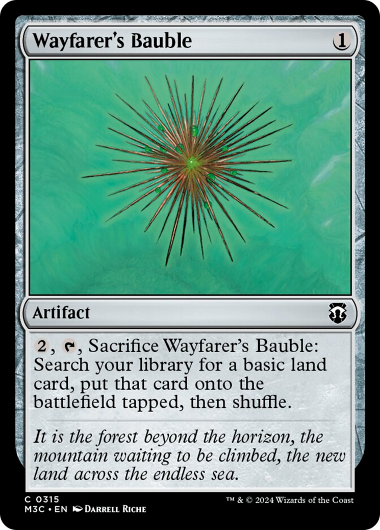 Wayfarer's Bauble (Ripple Foil) [Modern Horizons 3 Commander] | The CG Realm