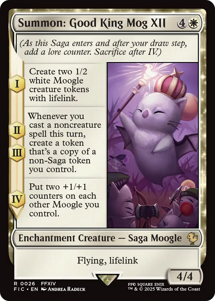 Summon: Good King Mog XII [FINAL FANTASY Commander] | The CG Realm