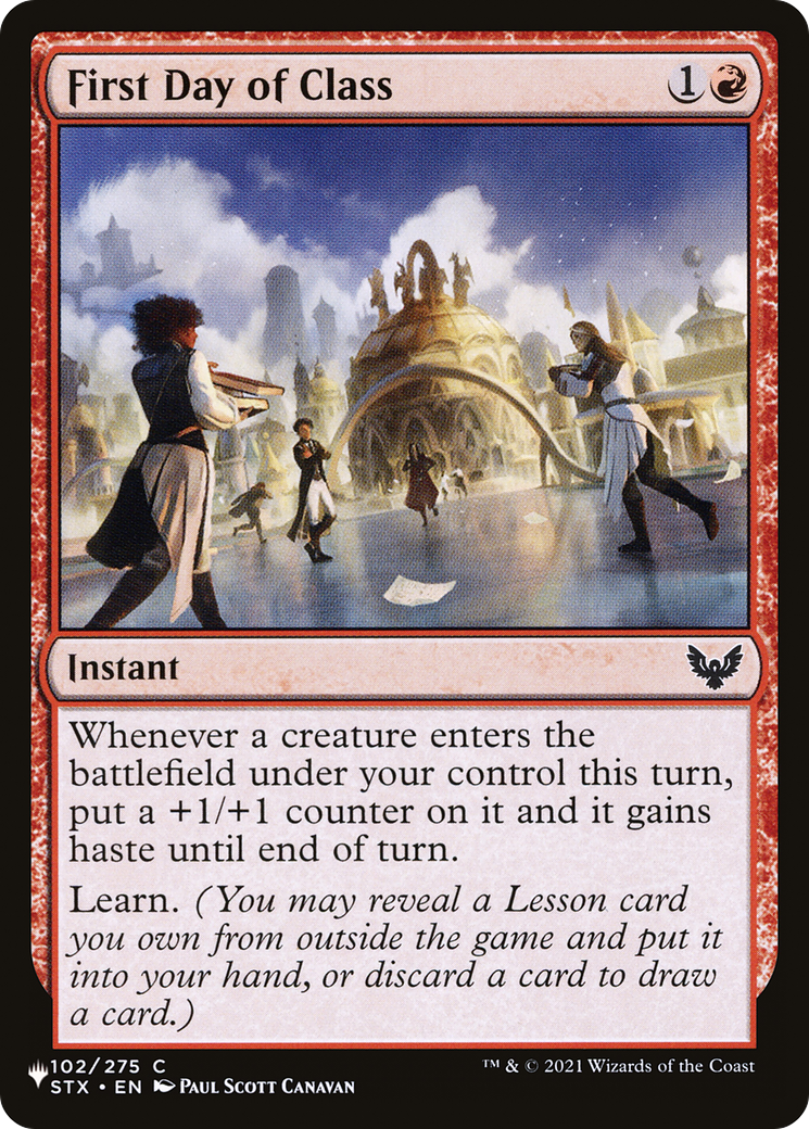 First Day of Class [The List] | The CG Realm