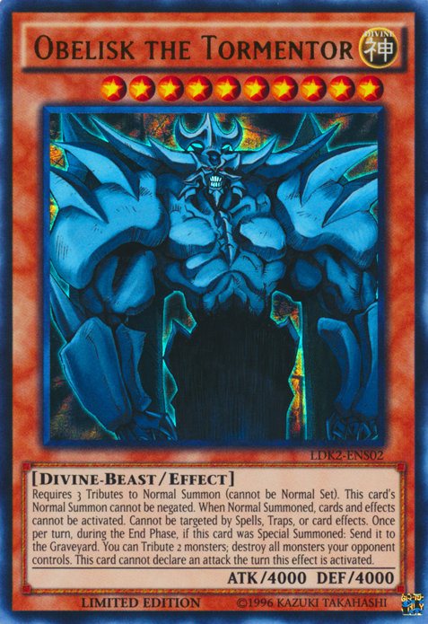 Obelisk the Tormentor [LDK2-ENS02] Ultra Rare | The CG Realm