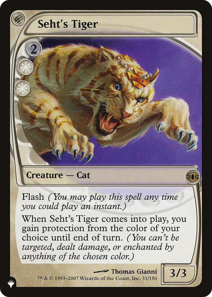 Seht's Tiger [The List] | The CG Realm