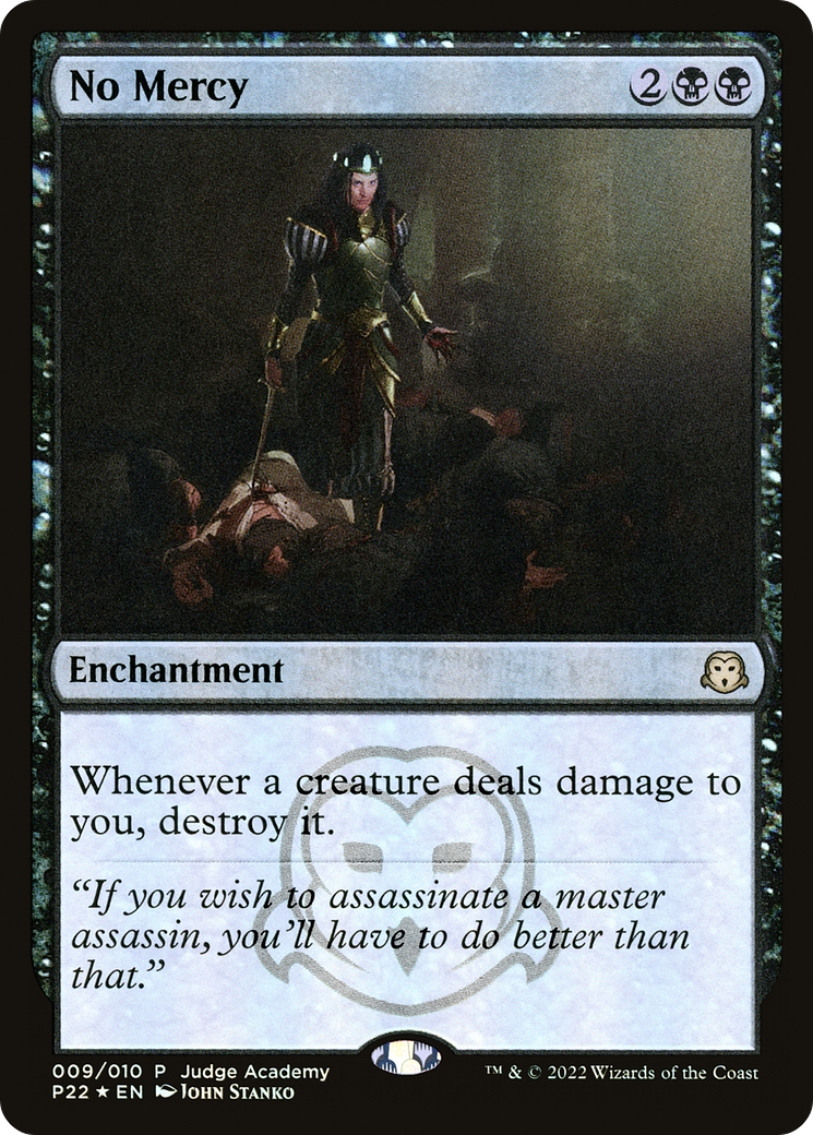 No Mercy (JDG-009) - Judge Gift Cards 2022 Foil