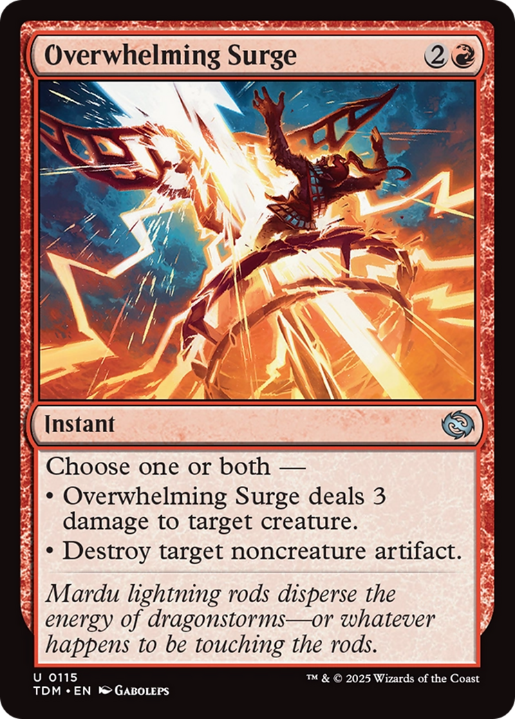 Overwhelming Surge [Tarkir: Dragonstorm] | The CG Realm