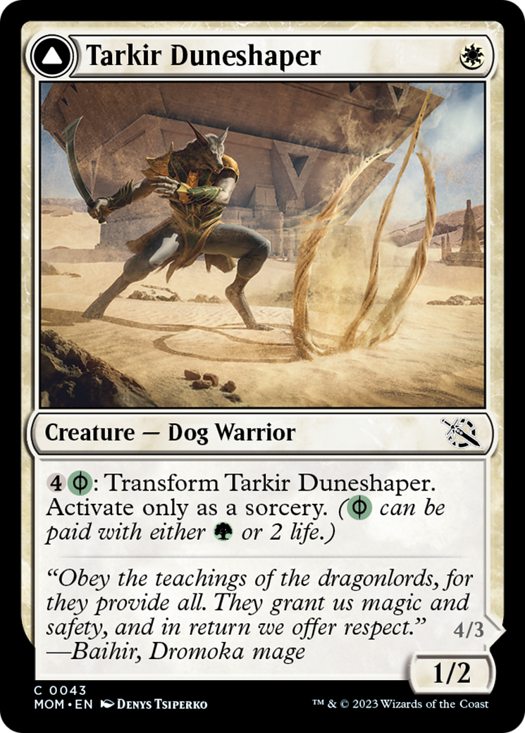 Tarkir Duneshaper (MOM-043) - March of the Machine