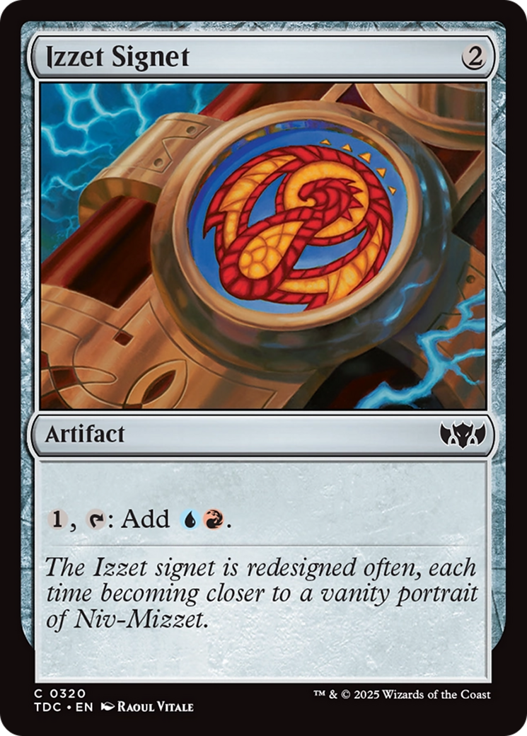 Izzet Signet [Tarkir: Dragonstorm Commander] | The CG Realm