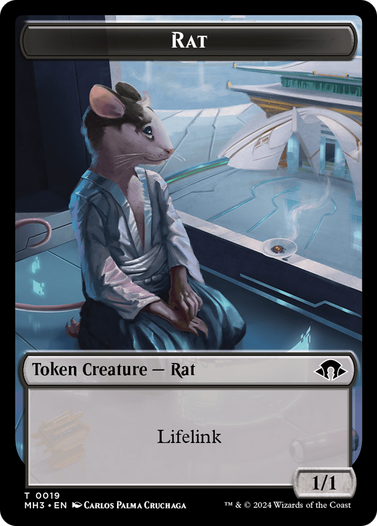 Phyrexian Germ // Rat Double-Sided Token (MH3-16 // 19) - Modern Horizons 3 Foil