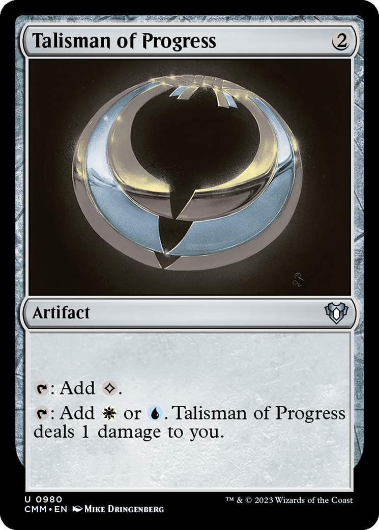 Talisman of Progress [Commander Masters] | The CG Realm