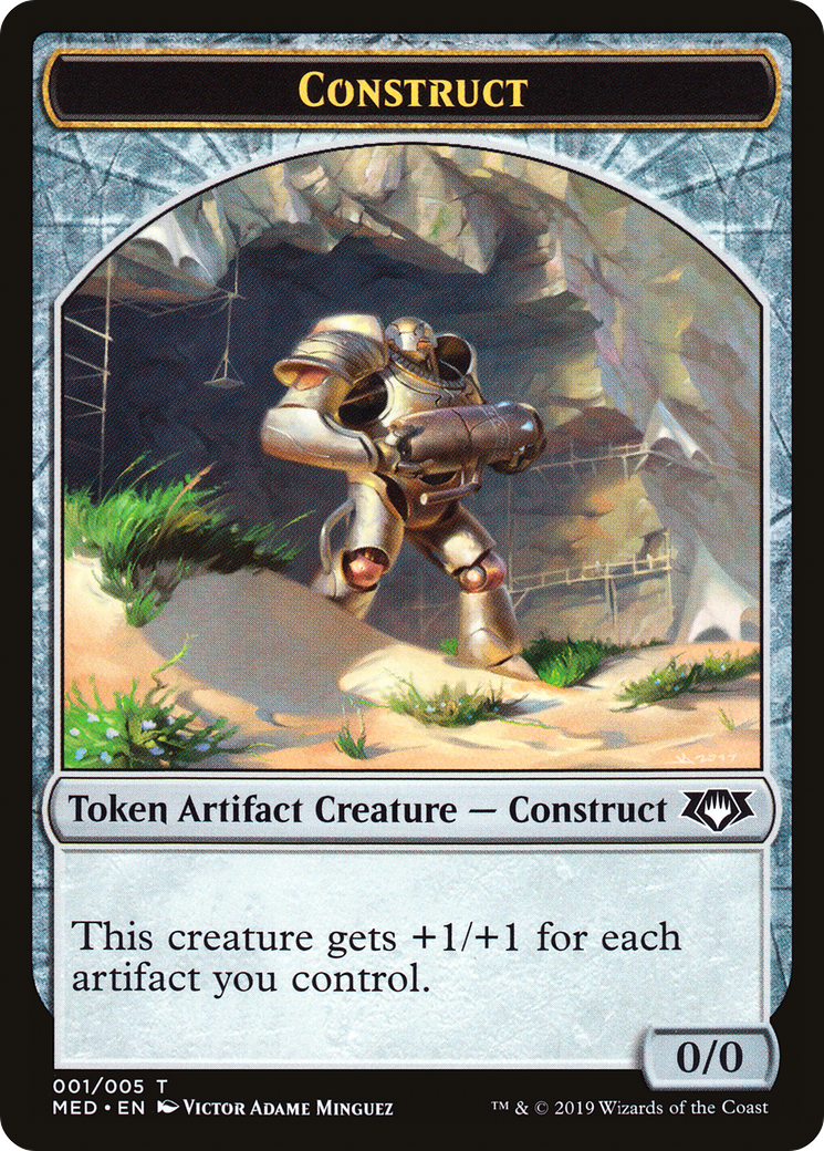 Construct Token (001) (MED2-0R1) - Mythic Edition Tokens