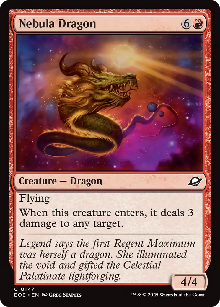 Nebula Dragon [Edge of Eternities] | The CG Realm