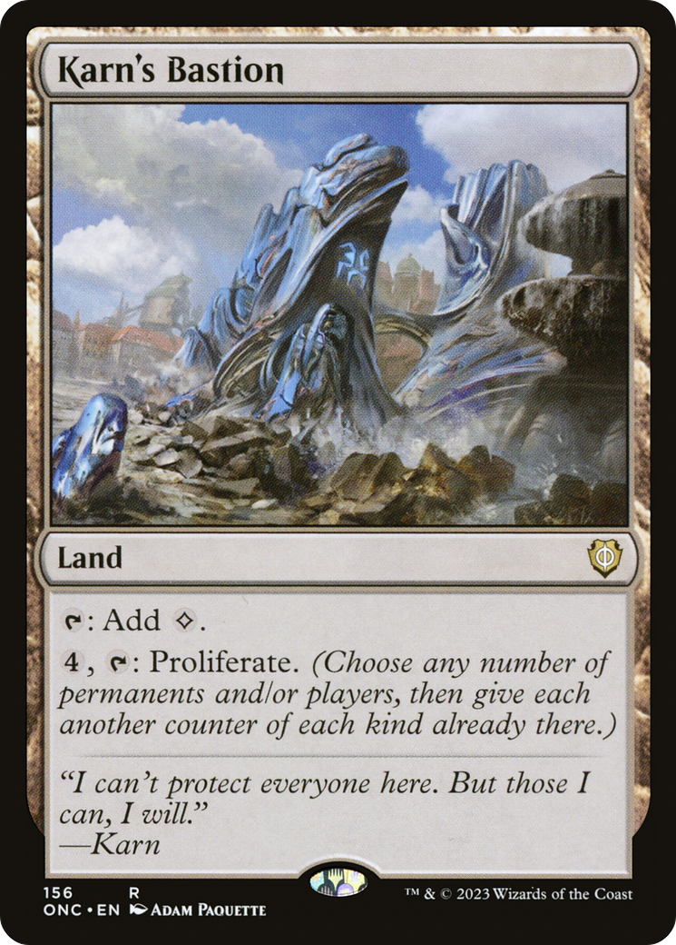 Karn's Bastion [Phyrexia: All Will Be One Commander] | The CG Realm