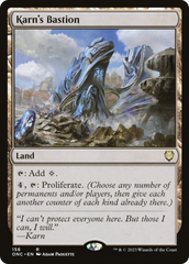 Karn's Bastion [Phyrexia: All Will Be One Commander] | The CG Realm