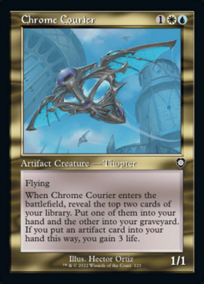 Chrome Courier (Retro) [The Brothers' War Commander] | The CG Realm