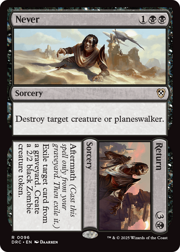 Never // Return [Aetherdrift Commander] | The CG Realm