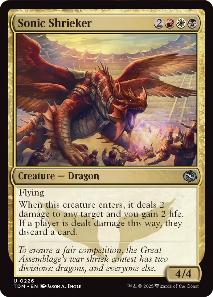 Sonic Shrieker [Tarkir: Dragonstorm] | The CG Realm