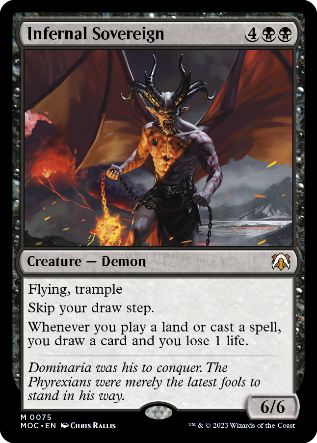 Infernal Sovereign [March of the Machine Commander] | The CG Realm