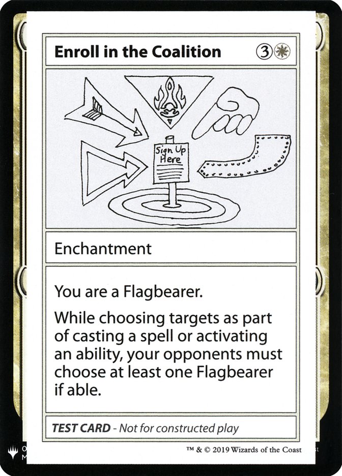Enroll in the Coalition [Mystery Booster Playtest Cards] | The CG Realm