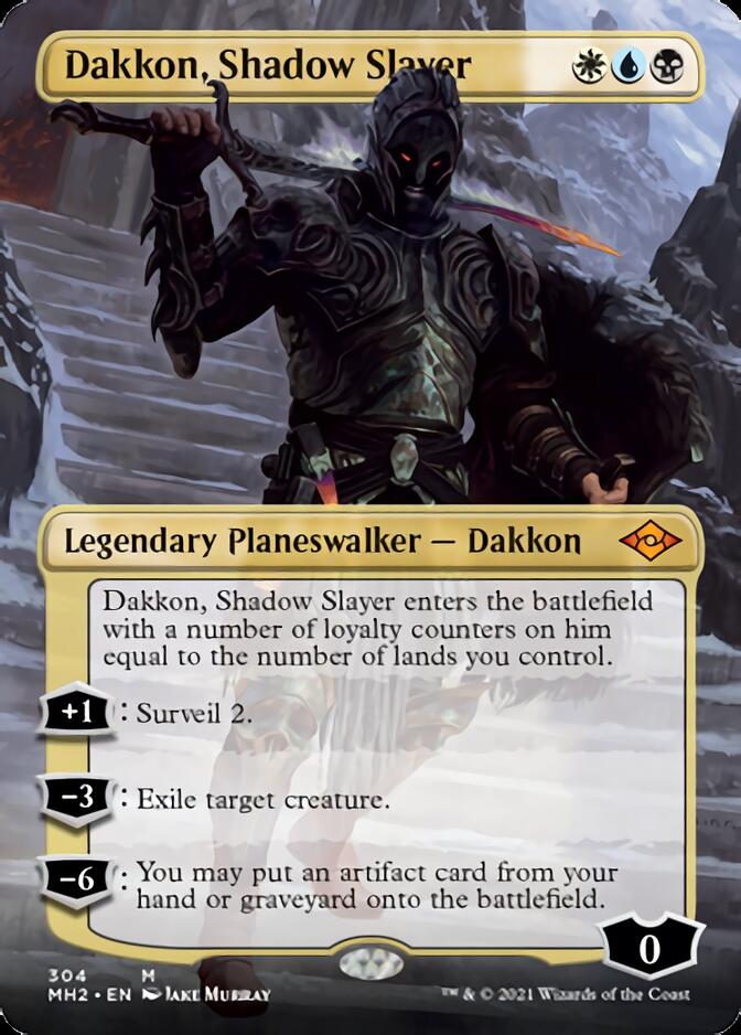 Dakkon, Shadow Slayer (Borderless) (MH2-304) - Modern Horizons 2
