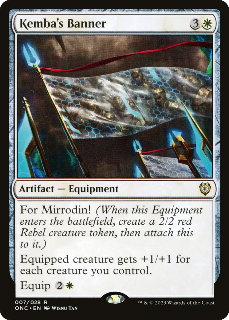 Kemba's Banner [Phyrexia: All Will Be One Commander] | The CG Realm