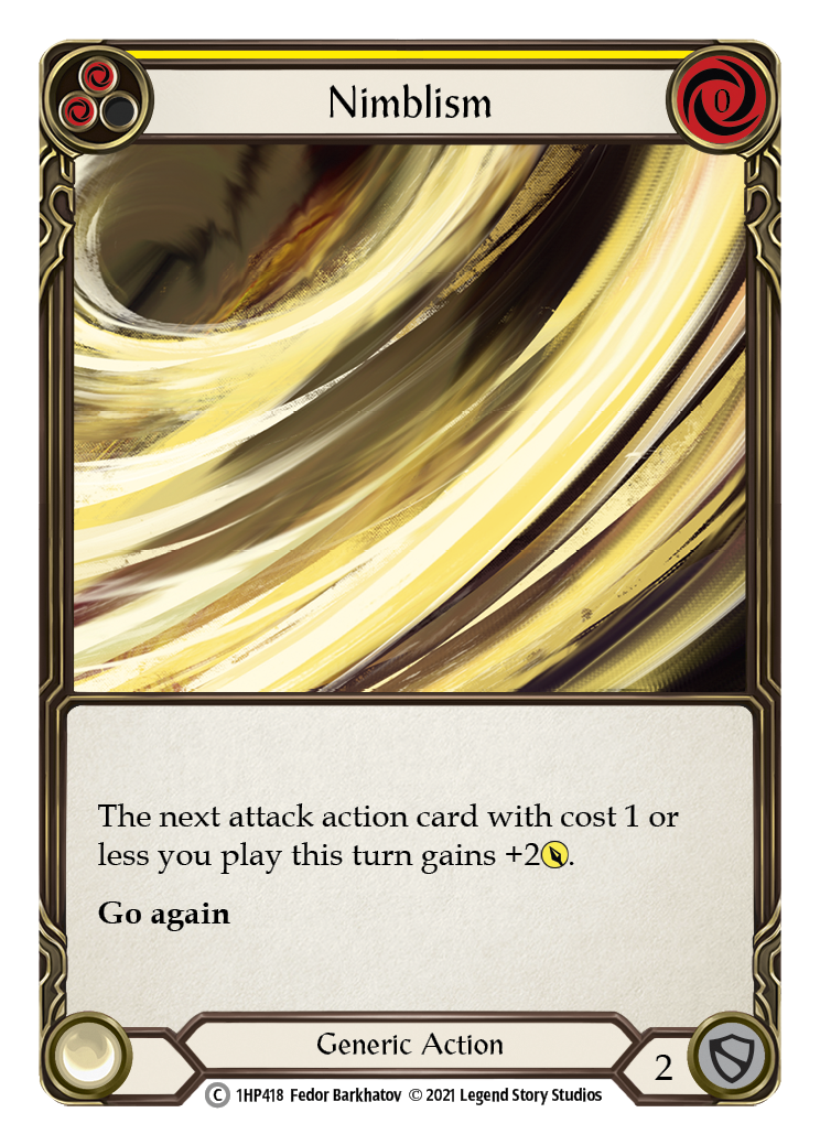 Nimblism (Yellow) [1HP418] (History Pack 1) | The CG Realm