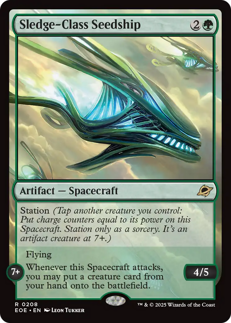 Sledge-Class Seedship [Edge of Eternities] | The CG Realm