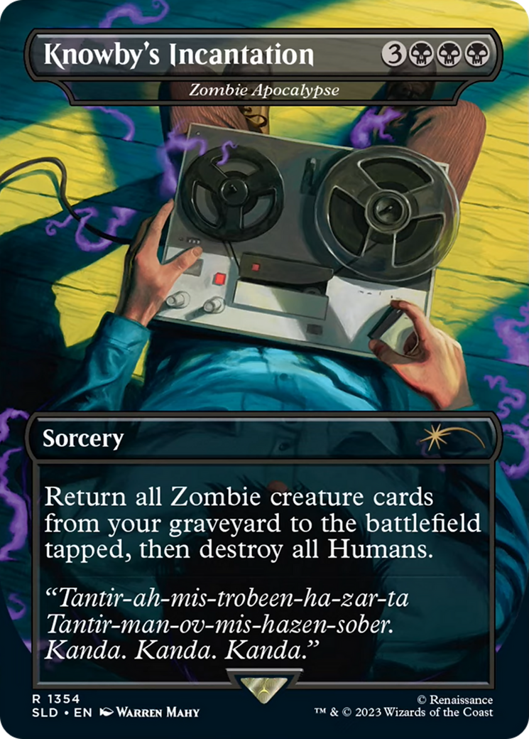 Knowby's Incantation - Zombie Apocalypse [Secret Lair Drop Series] | The CG Realm