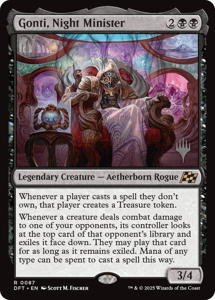 Gonti, Night Minister (Promo Pack) [Aetherdrift Promos] | The CG Realm