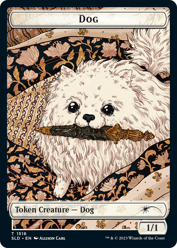 Dog // Cat Double-Sided Token (SLD-1516 // 1517) - Secret Lair Drop Series Foil