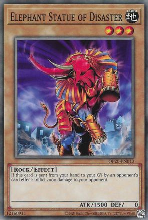 Elephant Statue of Disaster (OP20-EN013) - OTS Tournament Pack 20 Unlimited