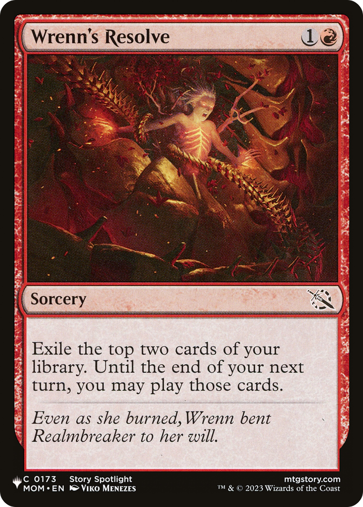 Wrenn's Resolve [The List] | The CG Realm