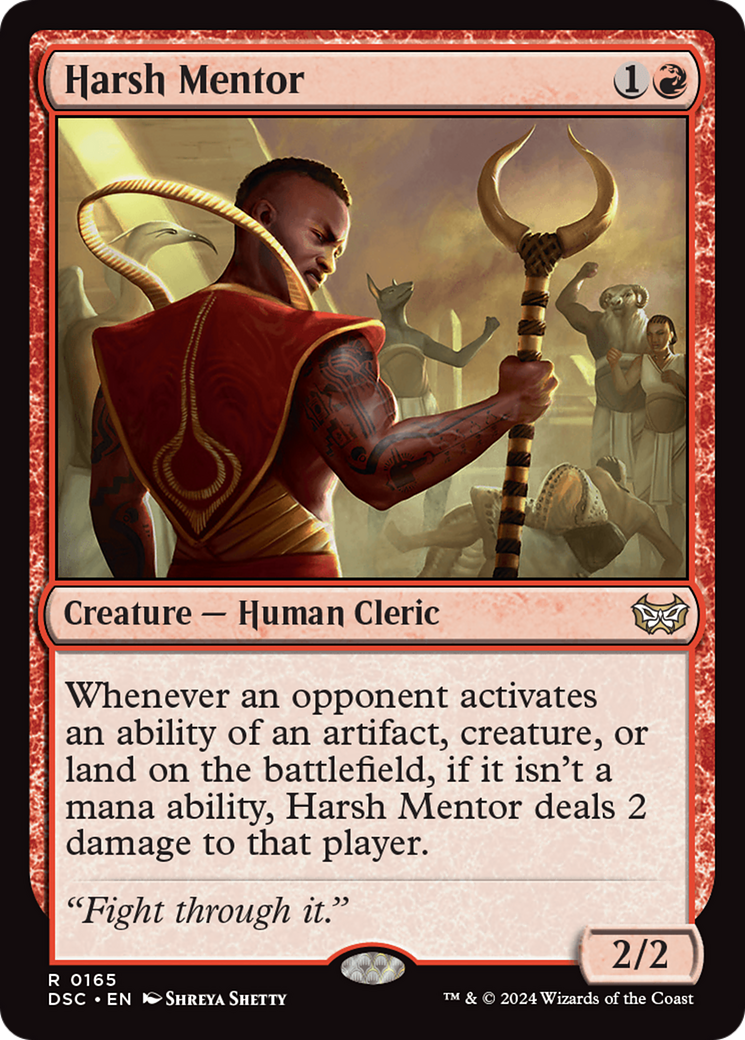 Harsh Mentor [Duskmourn: House of Horror Commander] | The CG Realm