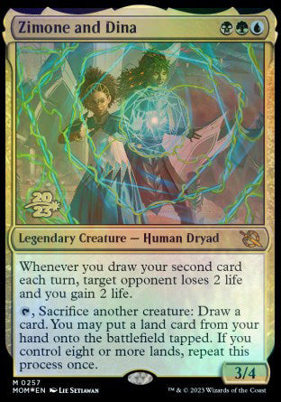 Zimone and Dina [March of the Machine Prerelease Promos] | The CG Realm