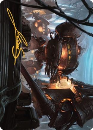Autonomous Assembler Art Card (Gold-Stamped Signature) (ASBRO-005) - Art Series: The Brothers' War